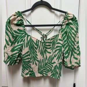 H&M puff sleeve blouse